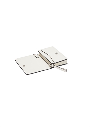 Cat Signature card holder with flap Egret A7039 Ganni 